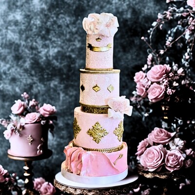 Paku Malzeme - Stencil Fan Spear; 40*20 cm (1)