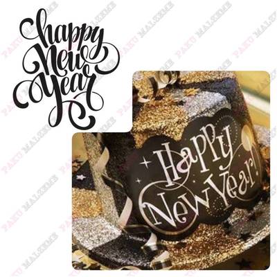 Stencil Happy New Year