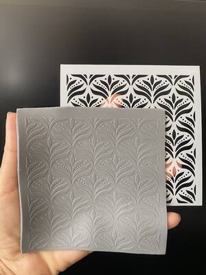 Stencil Jewel; 11*11 cm