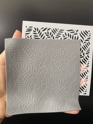 Stencil Leaves; 11*11 cm