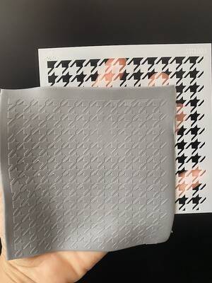 Stencil Houndstooth; 11*11 cm
