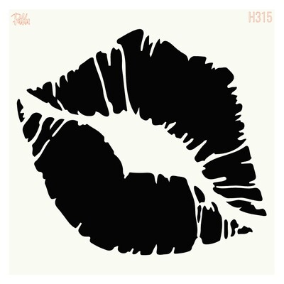 Paku Malzeme - Stencil Lip; 15x15 cm
