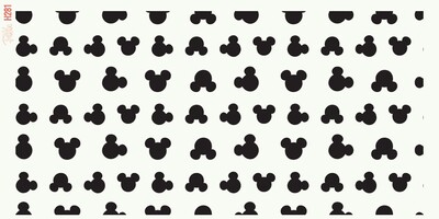 Paku Malzeme - Stencil Mickey; 40*20 cm