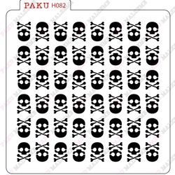 Paku Malzeme - Stencil Mini Skulls