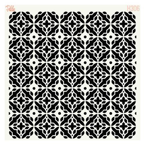 Stencil Moroccan Tile; 15*15 cm