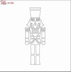 Paku Malzeme - Stencil Nutcracker