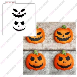 Paku Malzeme - Stencil Pumpkin Smiley-2