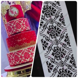 Paku Malzeme - Stencil Royal Damask (1)