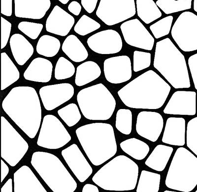 Stencil Taş Duvar; 20*20 cm