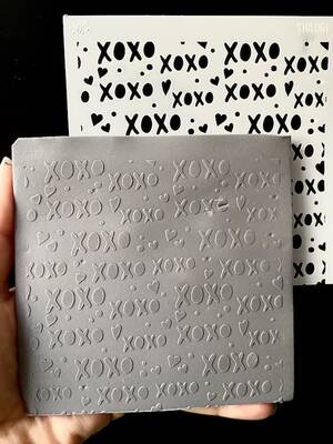 Stencil XOXO; 11*11 cm