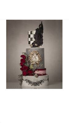 Mesh Stencil;  Swag Floral - 2