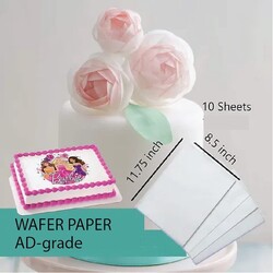 Diğer - Wafer paper yenilebilir kağıt; 10lu